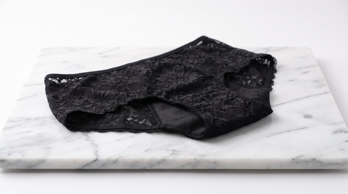 Lace Incontinence Knickers: Feminine Bladder Leak Protection from Orykas UK — Orykas UK