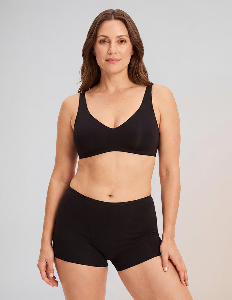 Women’s absorbent boxer underwear