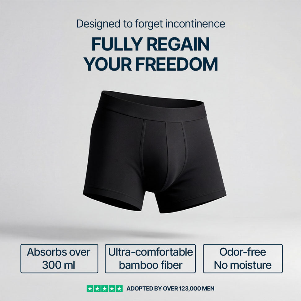 Men's Washable Incontinence Boxer