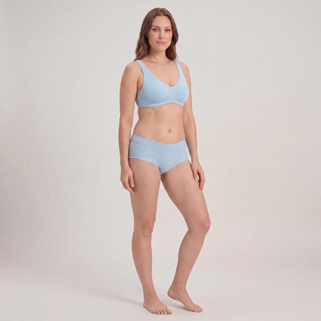 Women’s absorbent shorty underwear