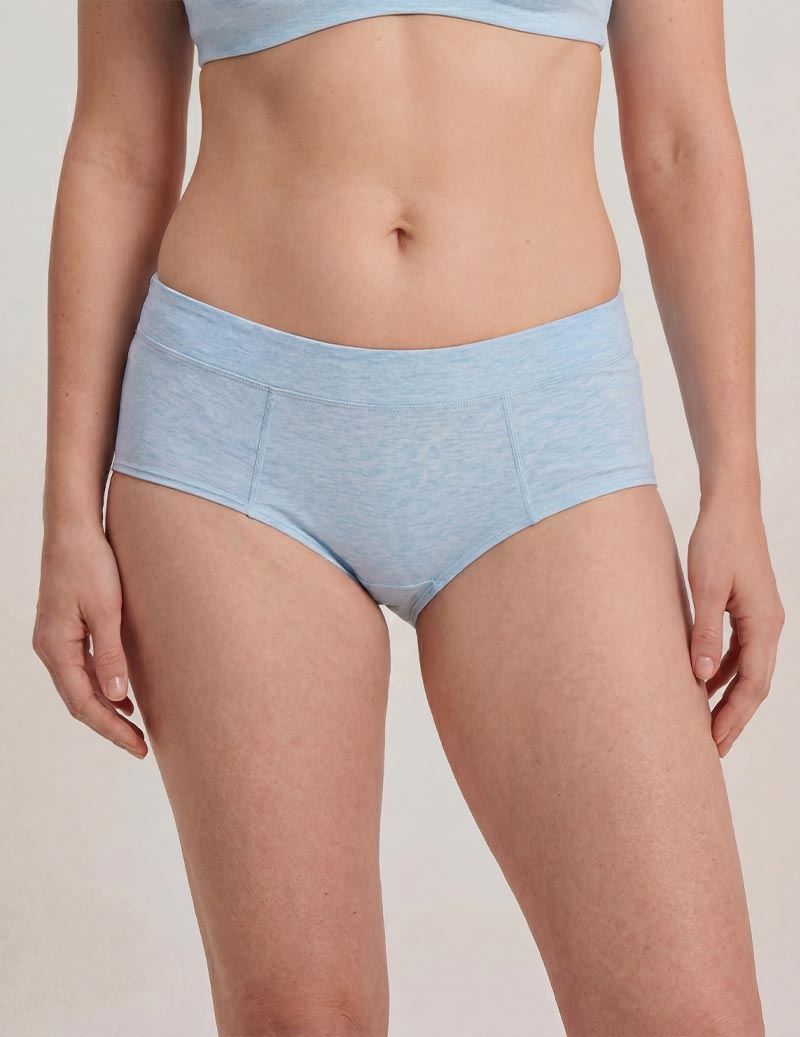 Absorbent shorty underwear