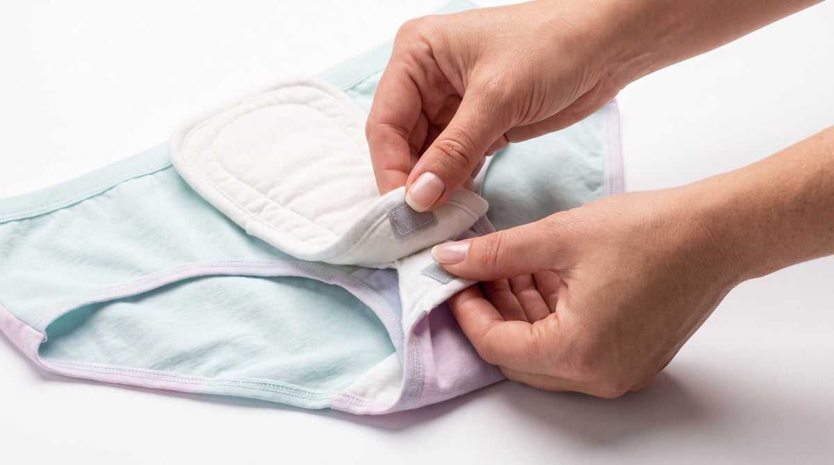 The Orykas Reusable Velcro Pad: Clip-In Protection for Your Favourite Knickers — Orykas UK