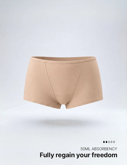 Women’s absorbent boxer underwear
