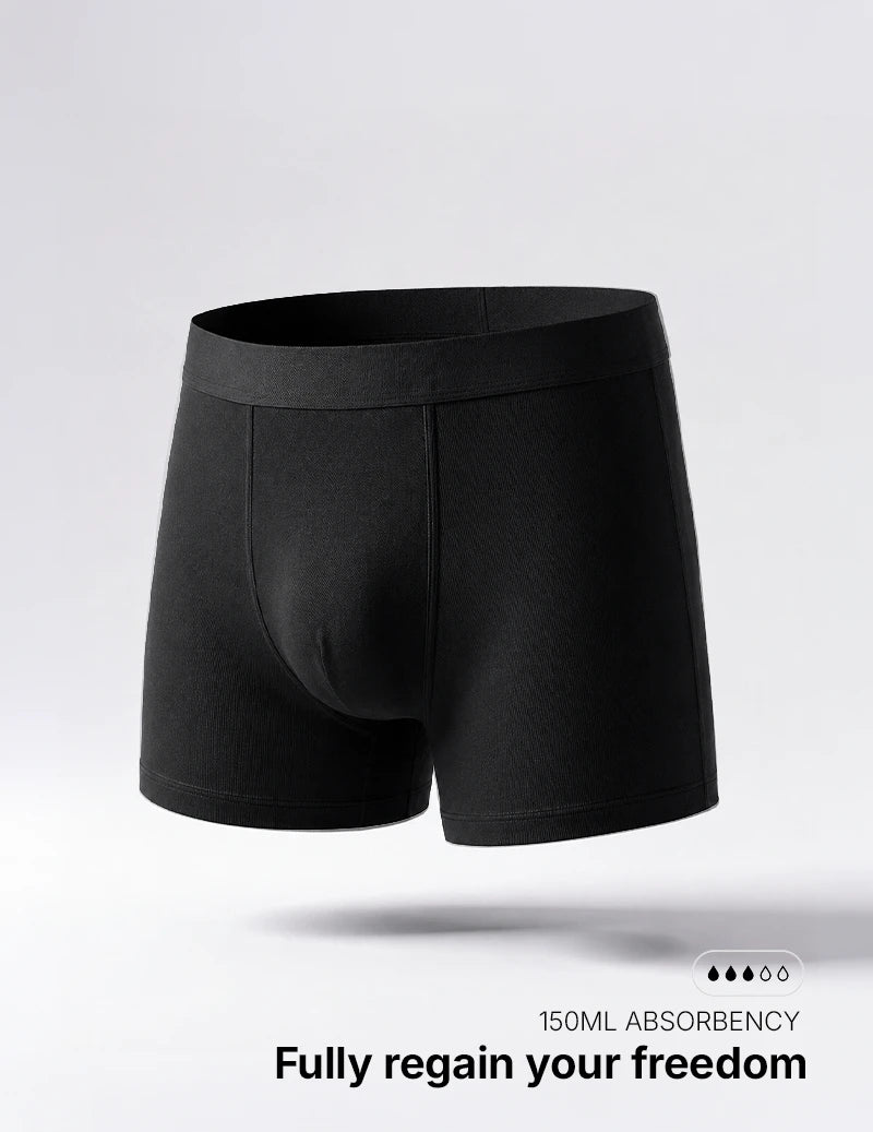 Absorbent Boxer for Light Leaks