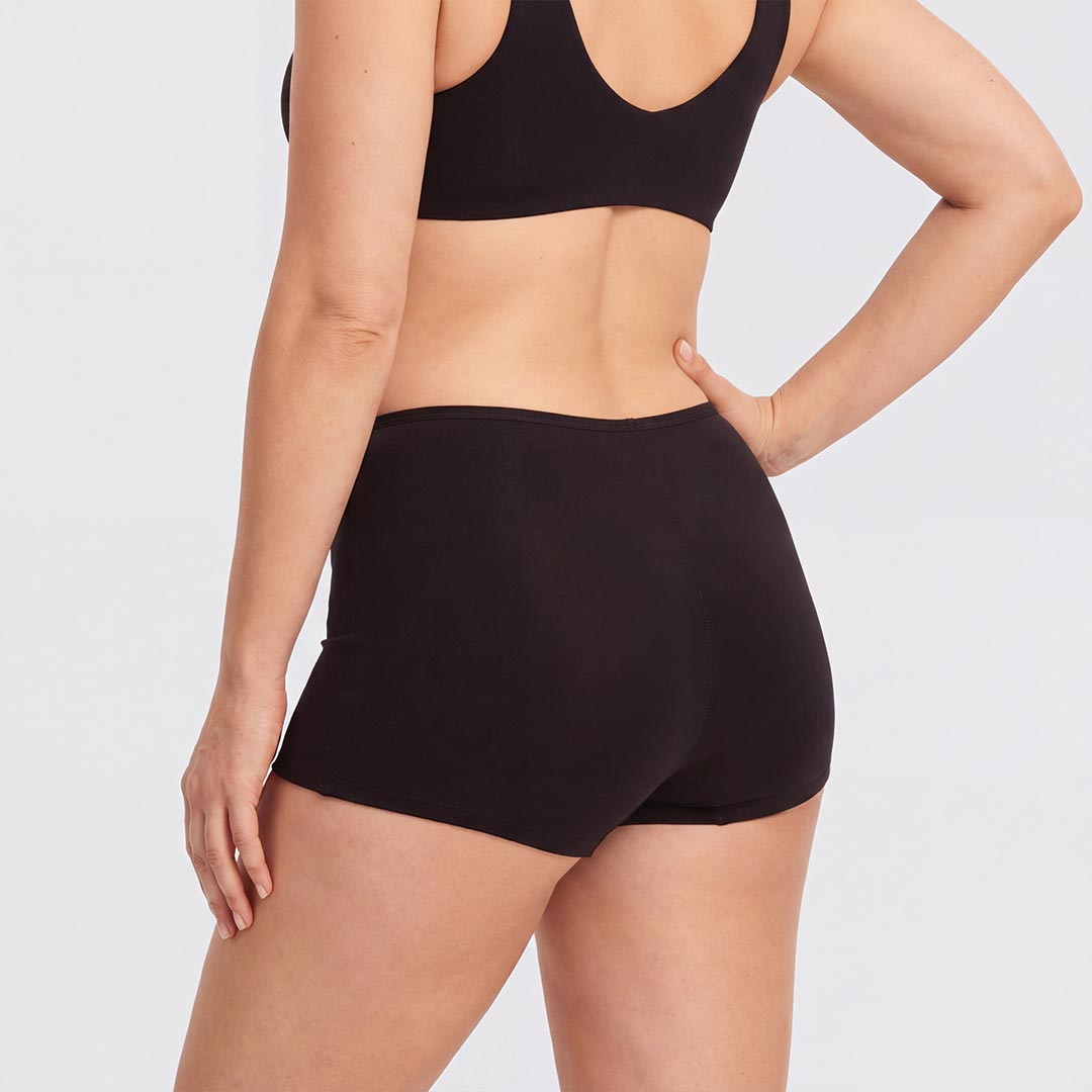 Women’s absorbent boxer underwear