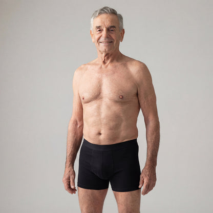 3-Pack of Ultra-Absorbent Black Boxers