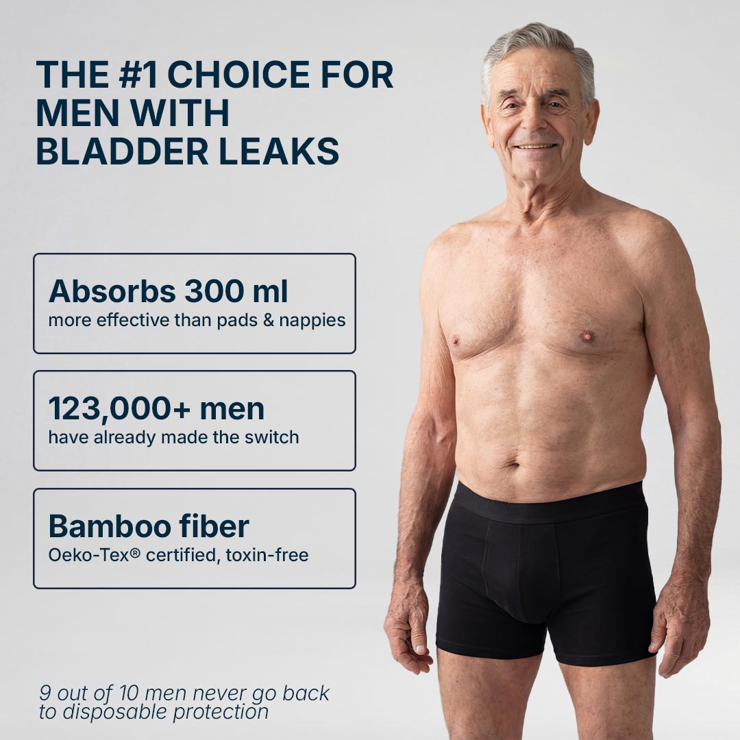 Men's Washable Incontinence Boxer