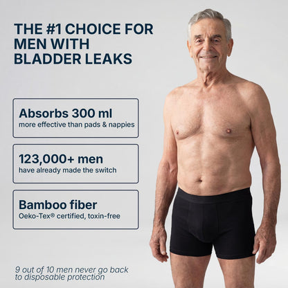 Men's Washable Incontinence Boxer