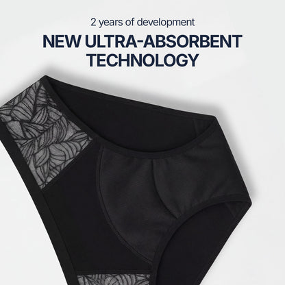 Orykas incontinence underwear value pack folded neatly — OEKO-TEX certified bamboo fibre