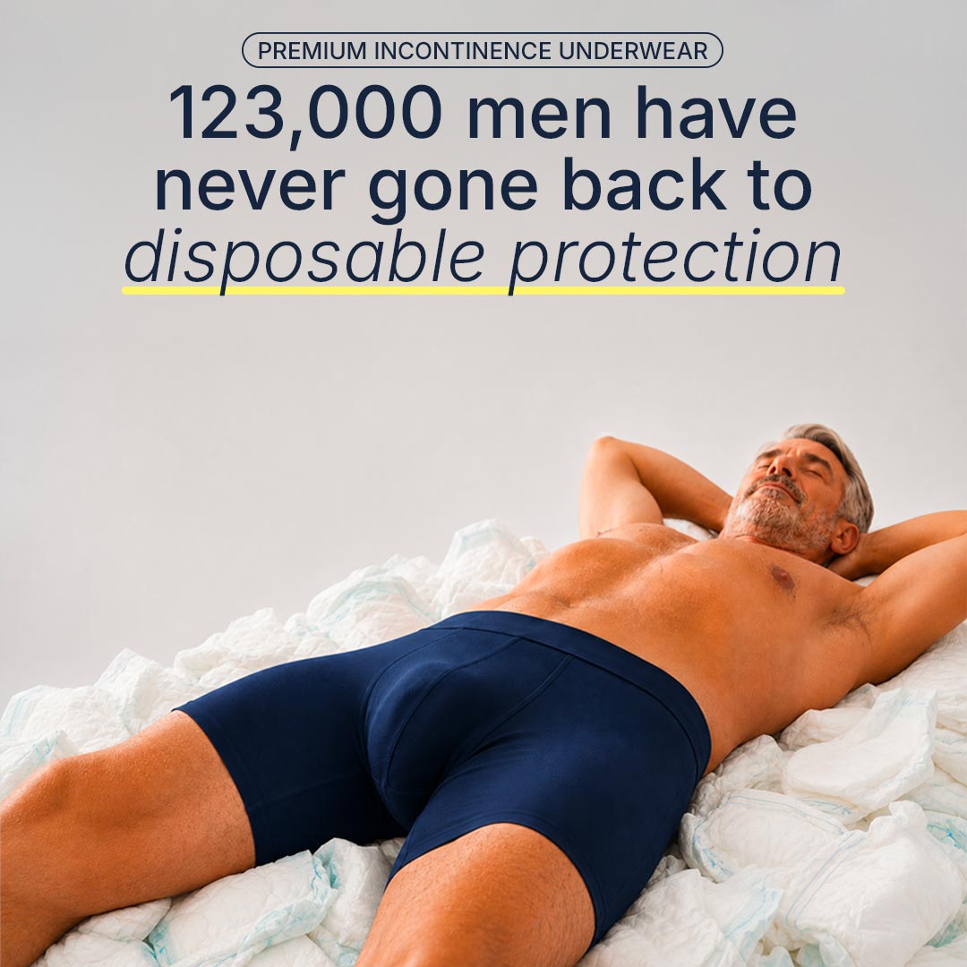 Men's Washable Incontinence Boxer