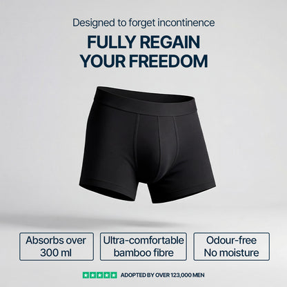 Orykas washable incontinence underwear pack laid flat — reusable British alternative to disposable pads