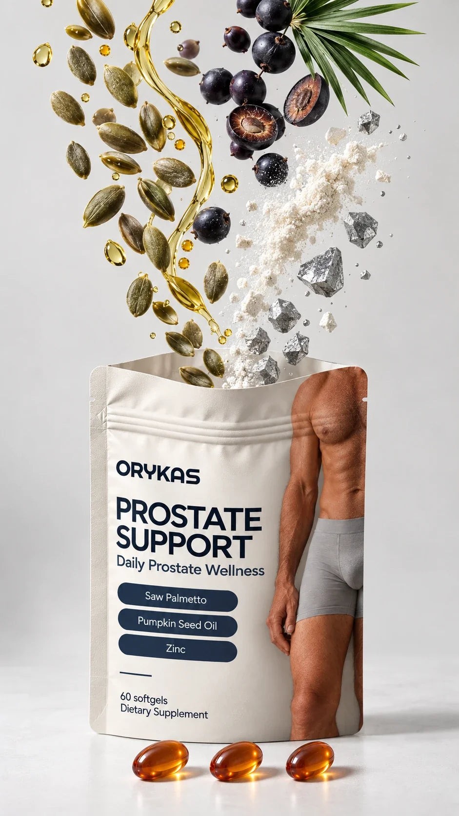 Orykas Prostate Support ingredients