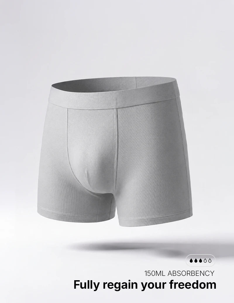 Absorbent Boxer for Light Leaks
