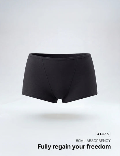 Women’s absorbent boxer underwear