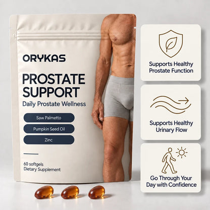 Orykas Prostate Support for Men pouch