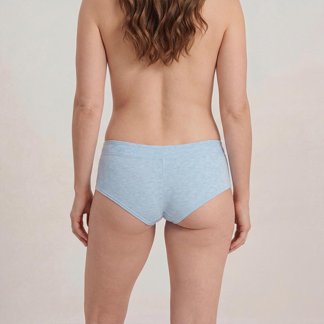 Women’s absorbent shorty underwear