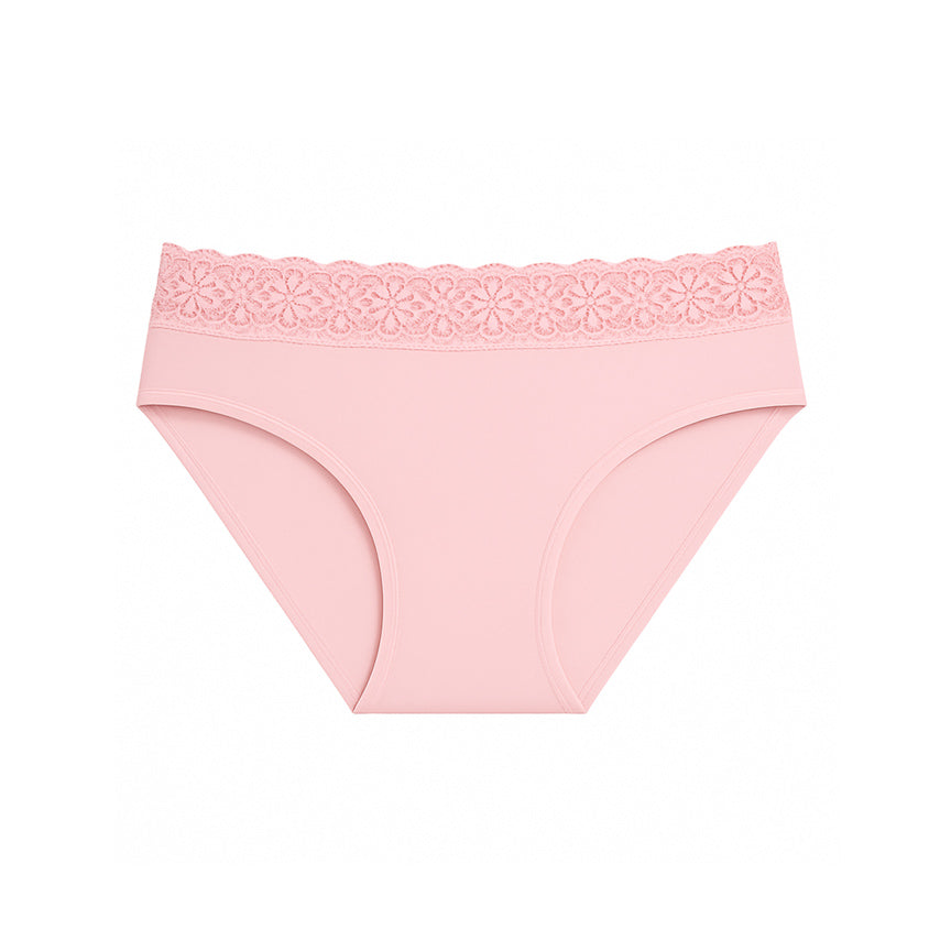 Absorbent lace incontinence knickers