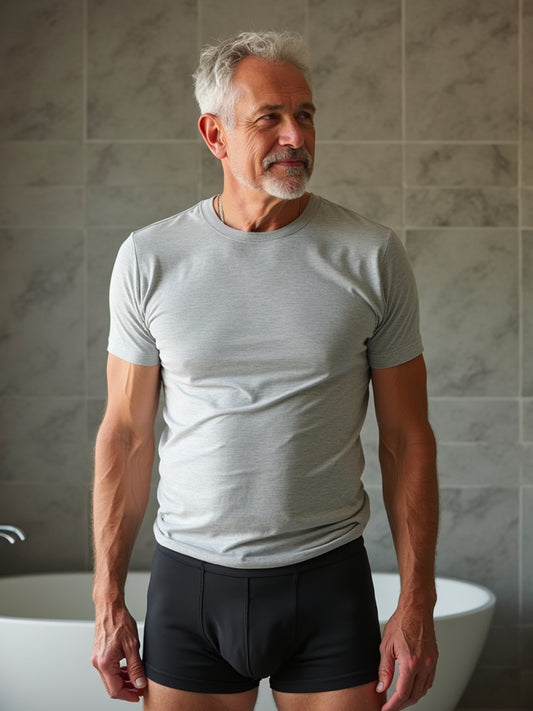 ULTRA-ABSORBENT INCONTINENCE BOXER BRIEFS