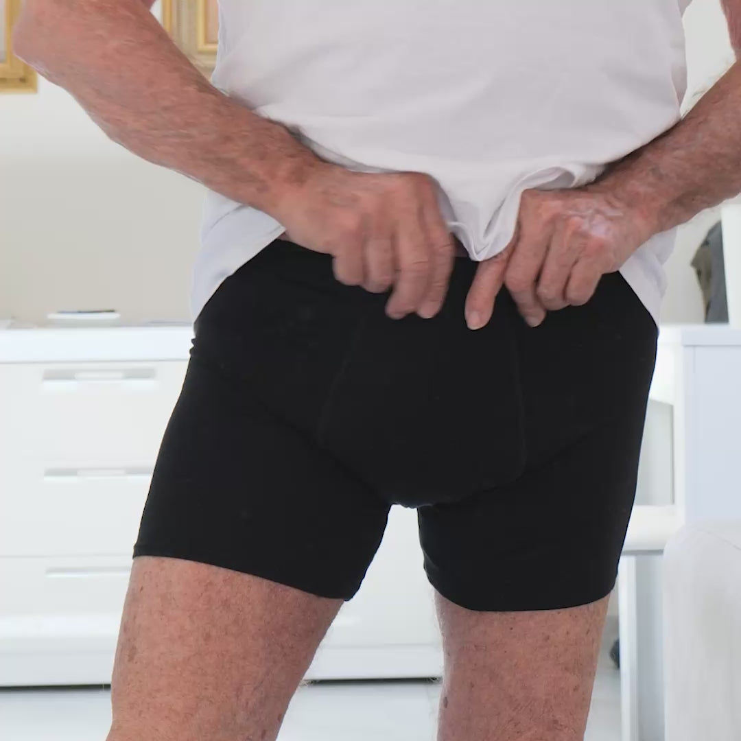 Load video: Ultra-absorbent boxer